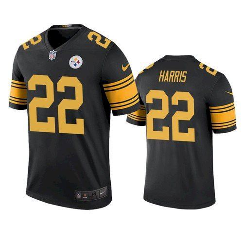Men Pittsburgh Steelers 22 Najee Harris Nike Black Vapor Color Rush Limited NFL Jersey